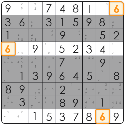 sudoku x wing technique